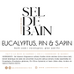 Sel de bain - Eucalyptus, pin et sapin