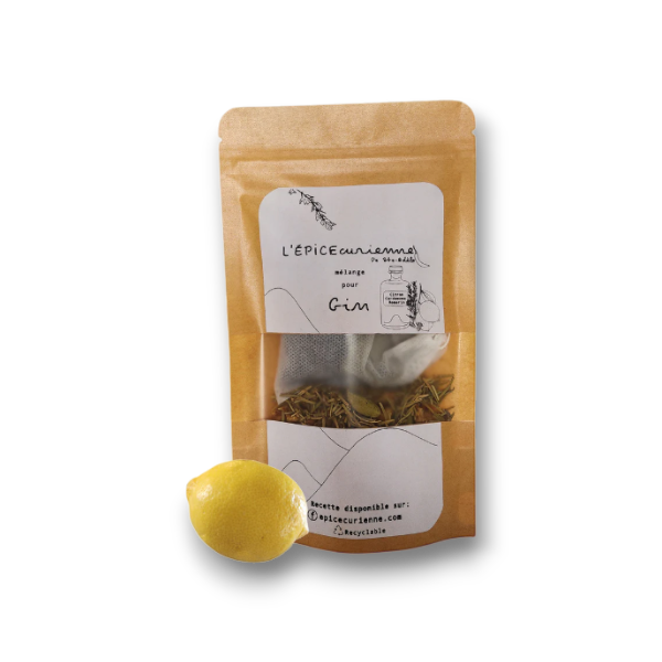 Mélange pour gin - citron, cardamome & romarin 35g