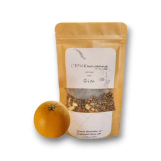 Mélange pour gin - orange, coriandre & lavande 40g