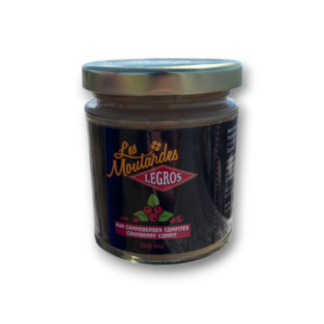 Moutardeaux canneberges confites 190ml