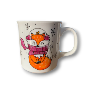 Tasse Renard avec foulard