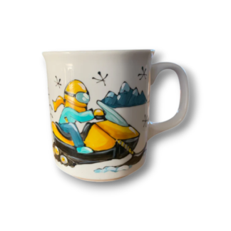 Tasse Motoneige jaune